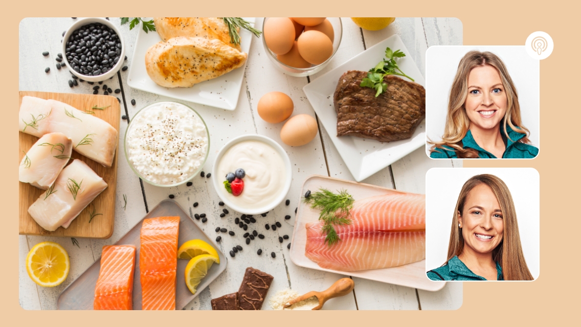 foods displayed on a table