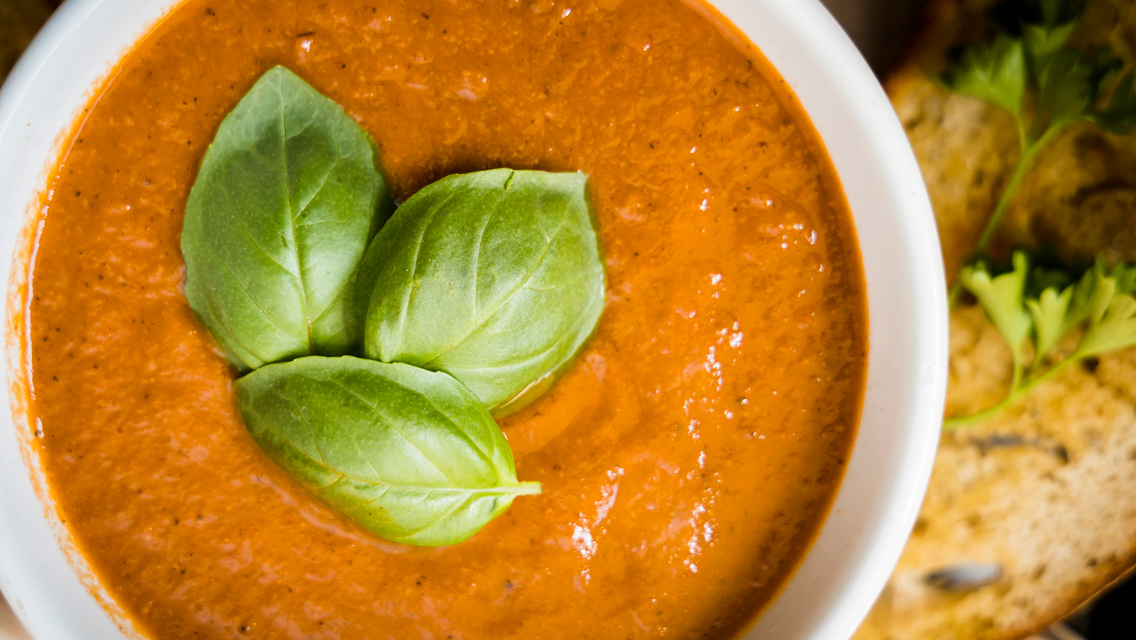 creamy tomato basil soup