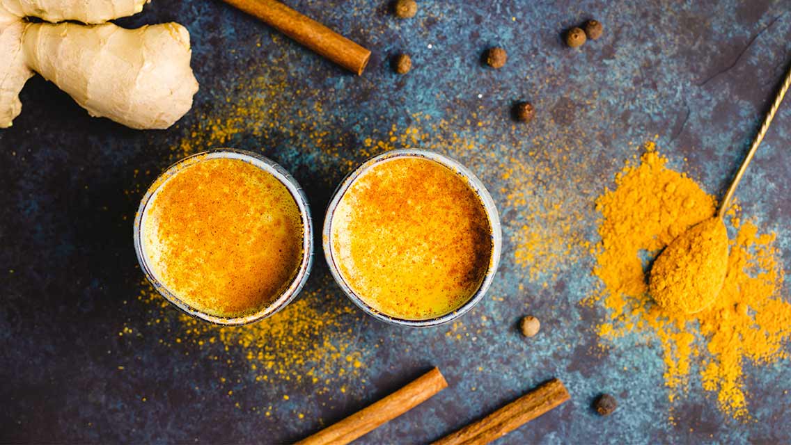 cozy drinks and cinnamon sticks