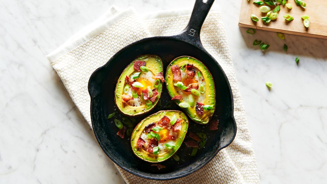 avocado egg boats