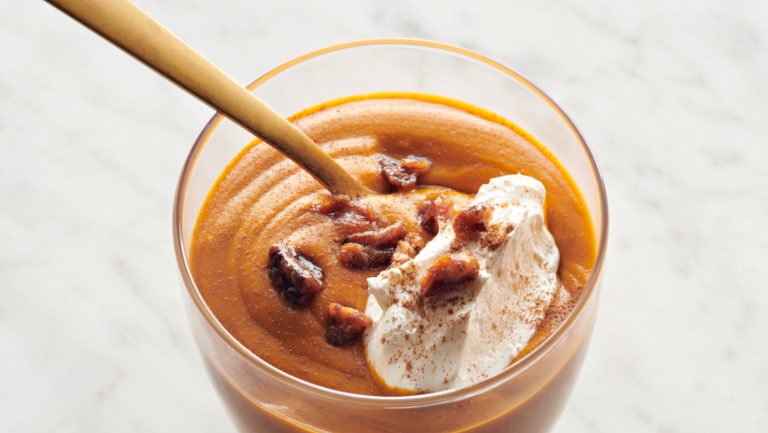 Sweet Potato, Honey, and Ginger Mousse