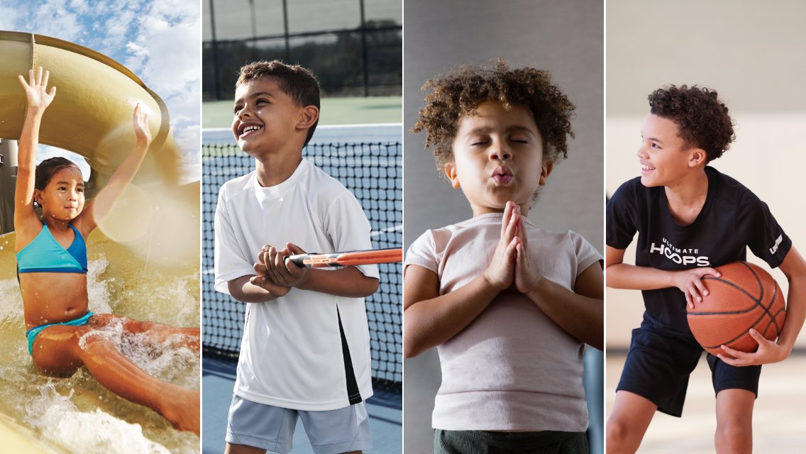 kids playing at Life Time