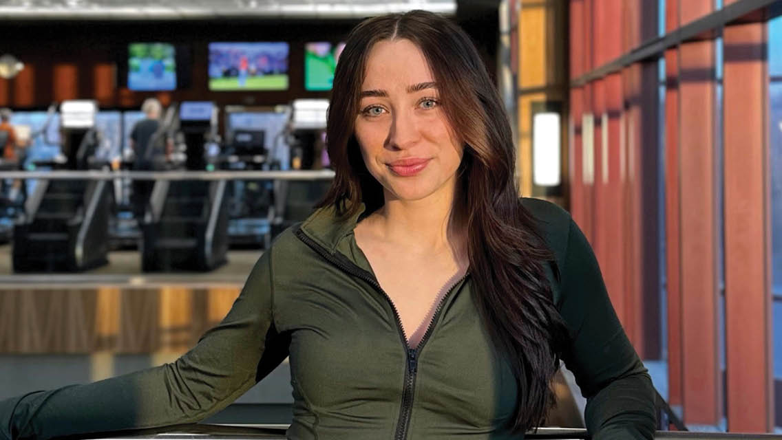 krysta rzeszutek at her Life Time club