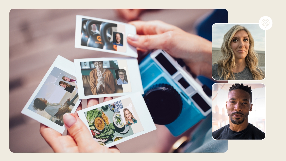 jamie and David headshot photos for podcast