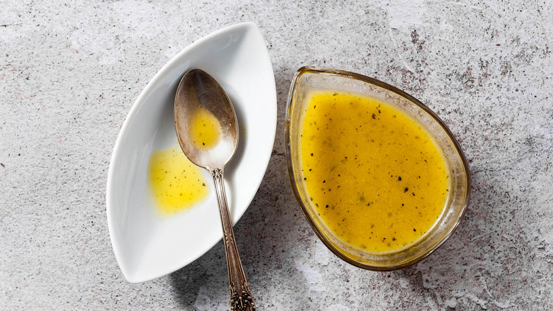 Danielle Walker's maple cider vinaigrette