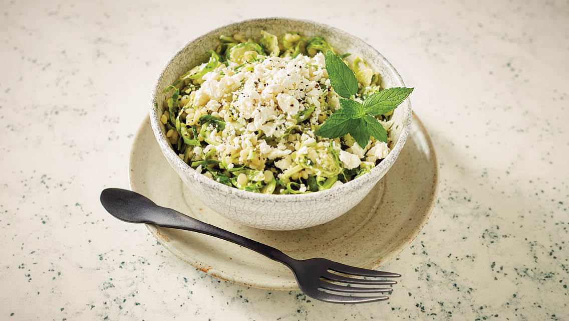 sunchoke and brussels sprouts