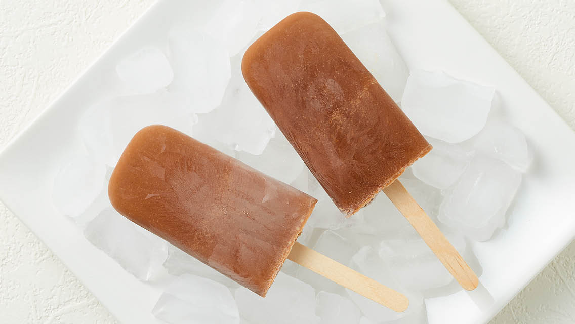 homemade, dairy-free fudgesicles