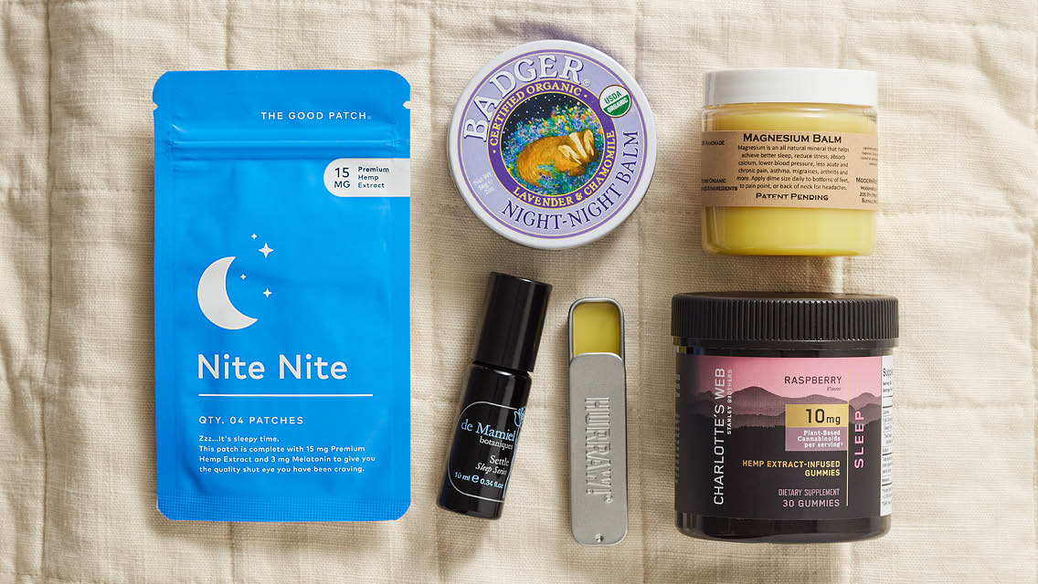 a variety of natural sleep aids